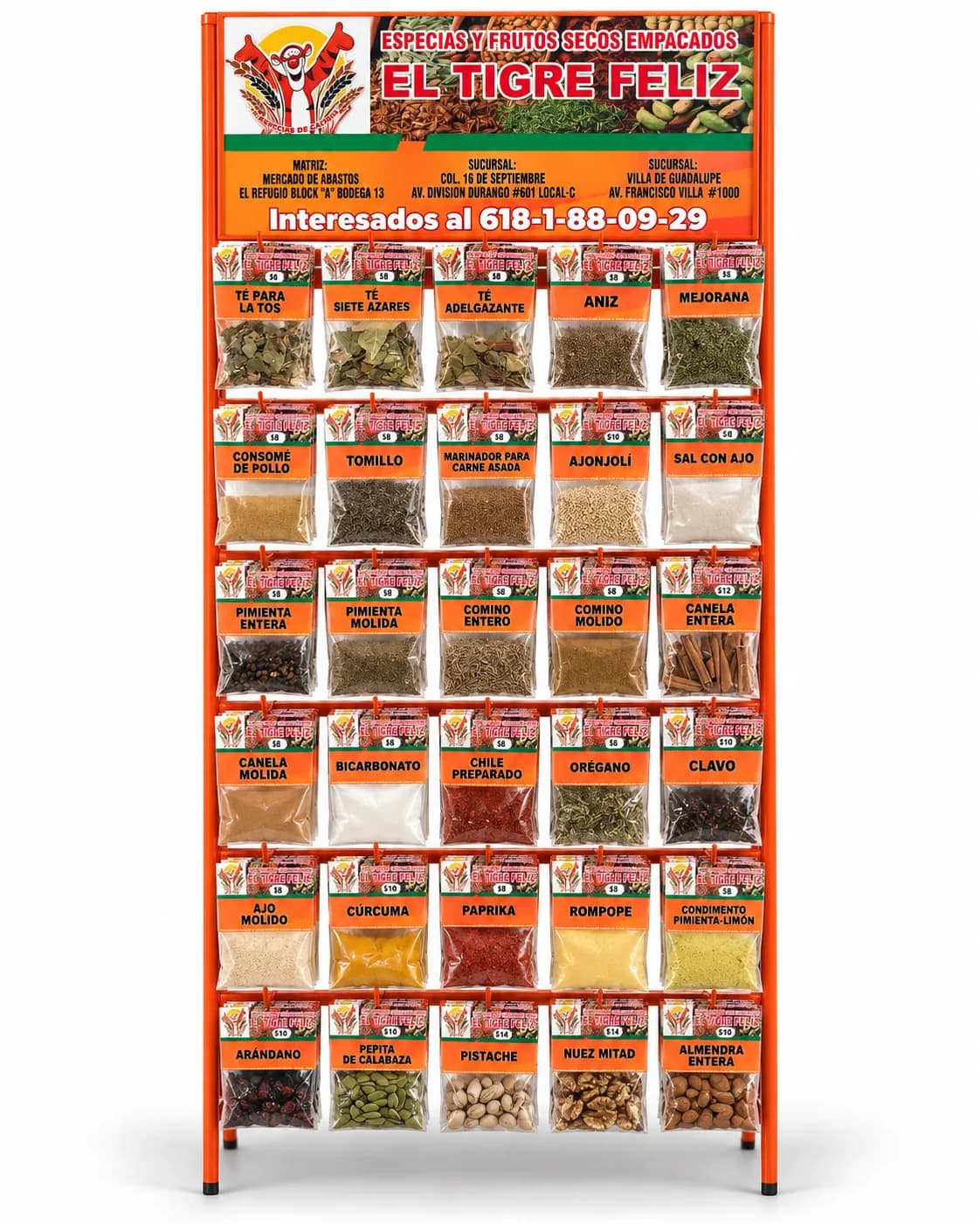 Especiero grande 30 productos